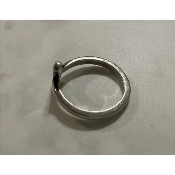 James Avery Sterling Silver Script Initial “I” Ring Letter SIZE 6.5 - Picture 6 of 6